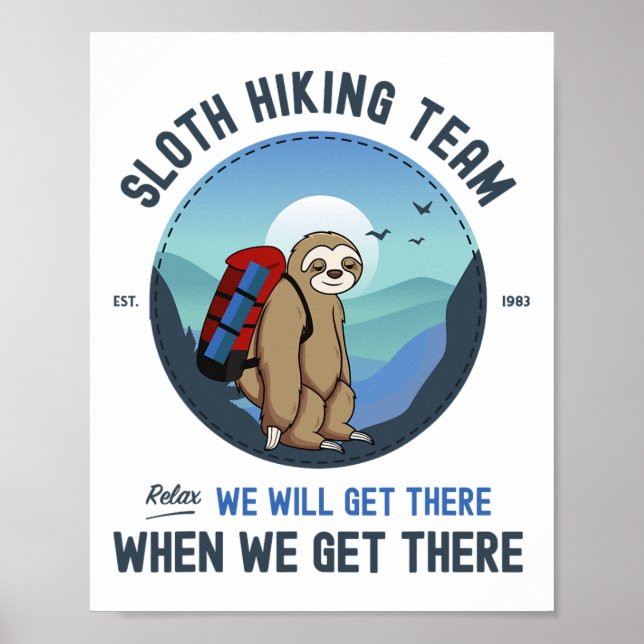 Póster Paseo del Perezoso  (Frente)