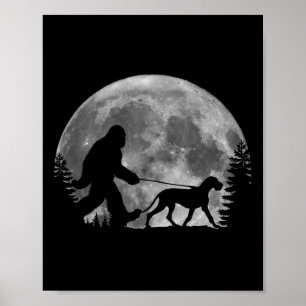 Póster Paseo en bicicleta Un Perro Gracioso Gran Dane Ave