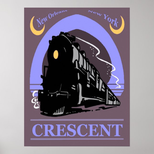Póster Paseo en tren de Crescent (Frente)