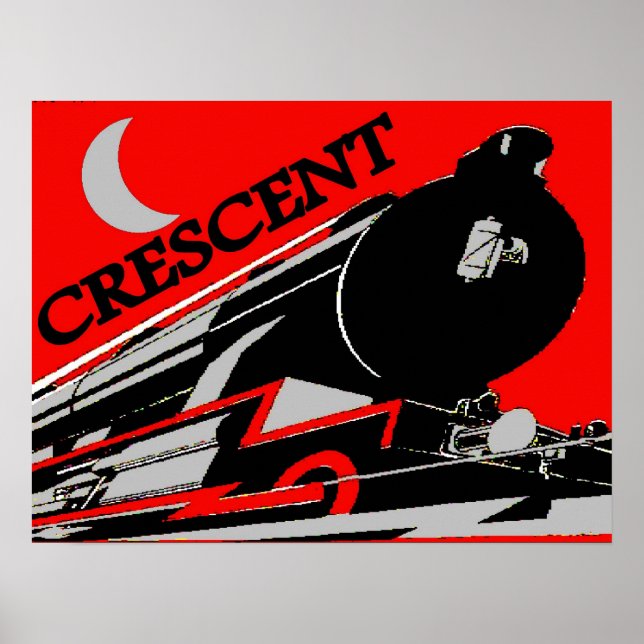 Póster Paseo en tren de Crescent (Frente)