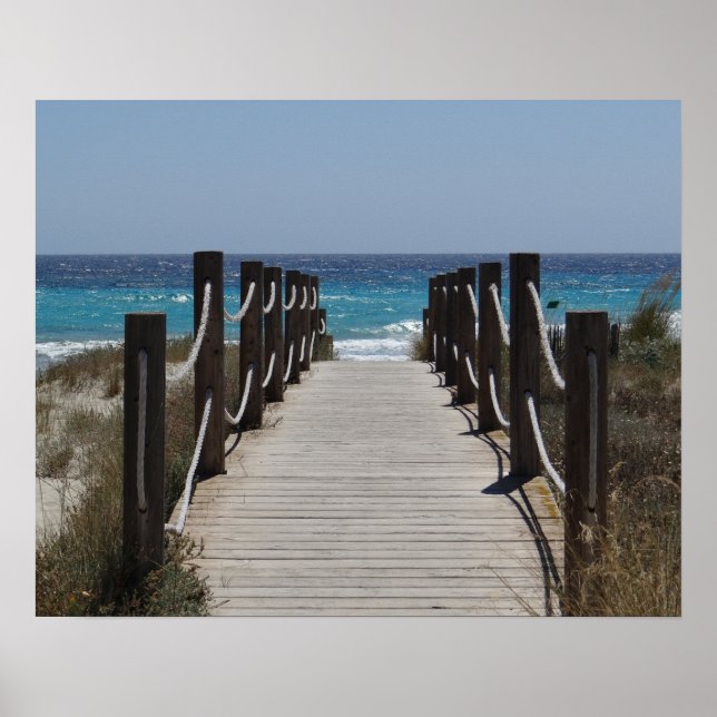 Póster Paseo marítimo hasta la playa (Frente)