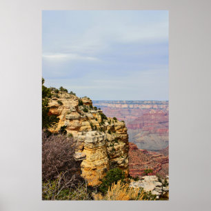 Póster Paseo por el acantilado del Gran Cañón con vista a
