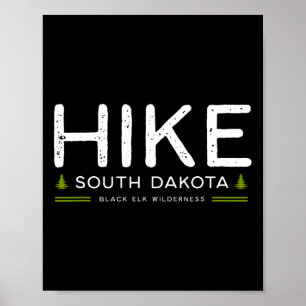 Póster Paseo por el desierto de Black Elk en Dakota del S