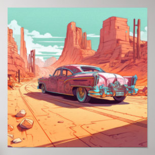 Póster Paseo por el Desierto: Ecos de Libertad