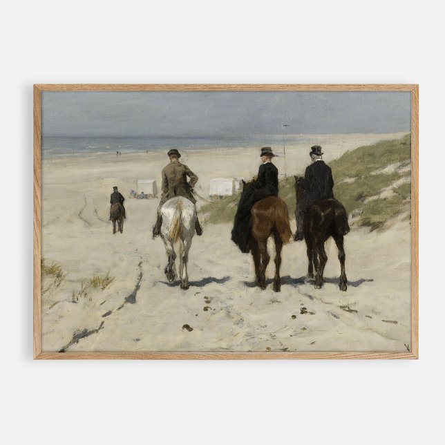 Póster Paseo por la playa. Aceite de cosecha (Subido por el creador)