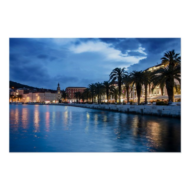 Póster Paseo por partes en Croacia (Anverso)