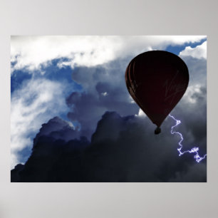 Póster Paseo tempestuoso