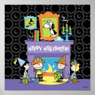 Póster Pasillos Embrujados de Maniotas Halloween