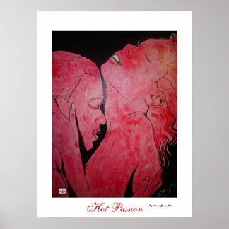 Póster Pasión caliente