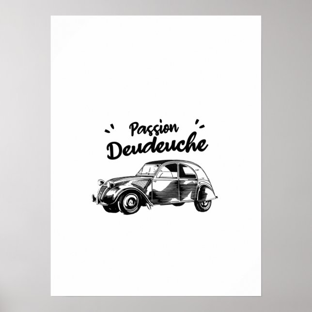 Póster Pasión deudeuche - 2CV (Frente)