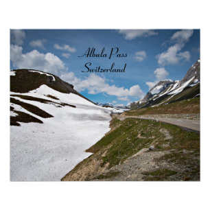 Póster Paso Albula, Suiza