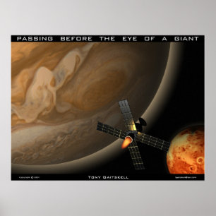 Póster Paso antes del ojo de un gigante