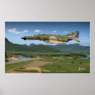 Póster "Paso bajo F-4"