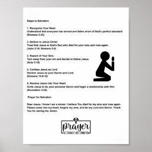 Póster Pasos a la salvación