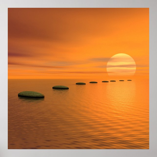 Póster Pasos al sol (Frente)