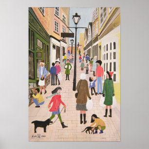 Póster Pasos Bristol 1989 del navidad
