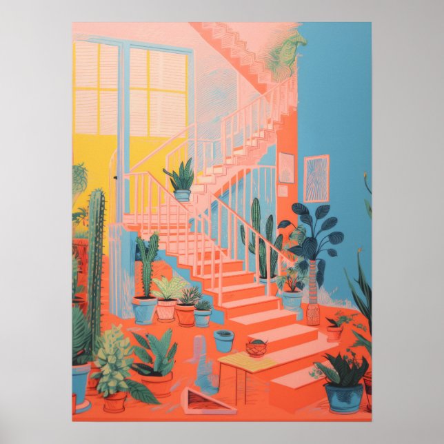 Póster Pasos de Green Haven: La escalera de la naturaleza (Frente)