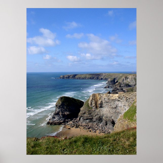 Póster Pasos de la cama, Cornwall (Frente)