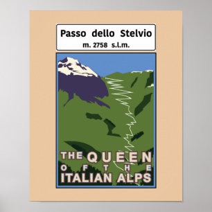 Póster Passo dello Stelvio Poster