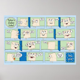 Póster Passover Funny Chiste Poster 20 x 24 acabado mate