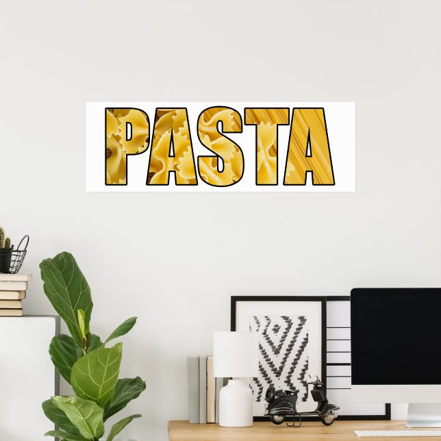 Póster Pasta (Oficina en casa)