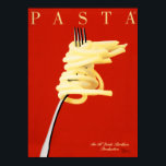 Póster PASTA AL DENTE Razzia Fideo de comida italiana Art<br><div class="desc">Reproducción de alta resolución,  impresiones súper nítidas,  colores corregidos para colores vivos y nítidos,  y reparados digitalmente para lágrimas,  manchas,  elementos faltantes. PASTA AL DENTE Razzia Poster Art Deco de fideos de comida italiana.</div>