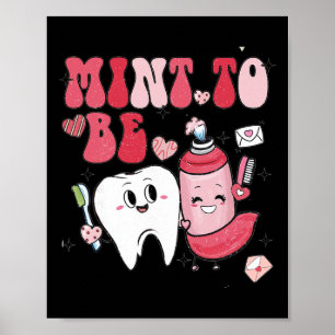 Póster Pasta De Dientes De San Valentín Dentista Dental P