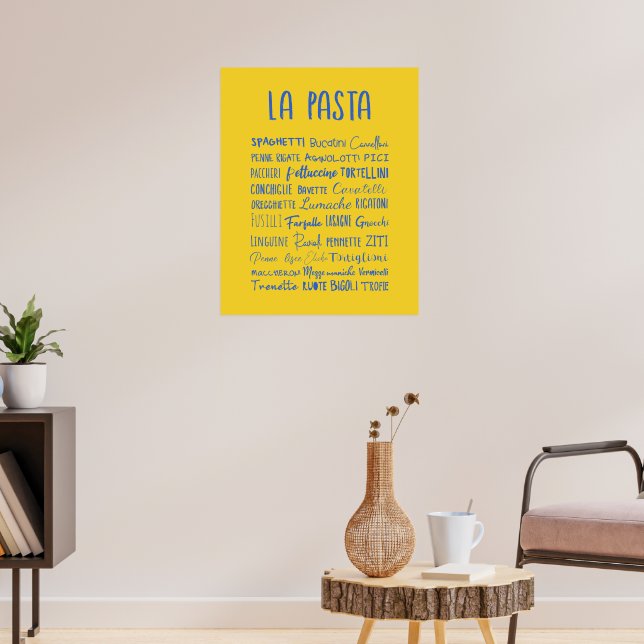Póster Pasta poster (Salón 3)