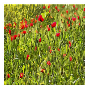 Póster Pastas hipnóticas surrealistas