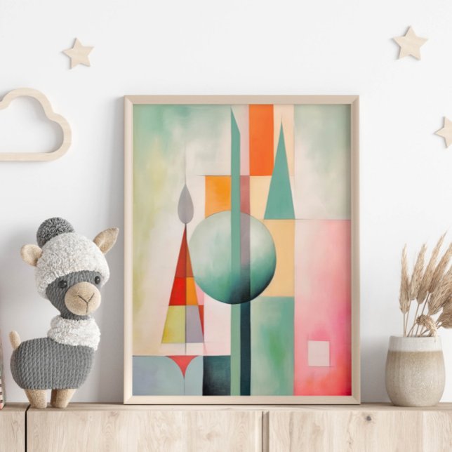 Póster Pastel acuarela Abstract Wall Art (Subido por el creador)
