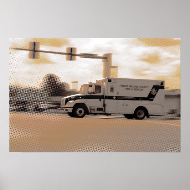 Póster Pastel Ambulance C (Frente)