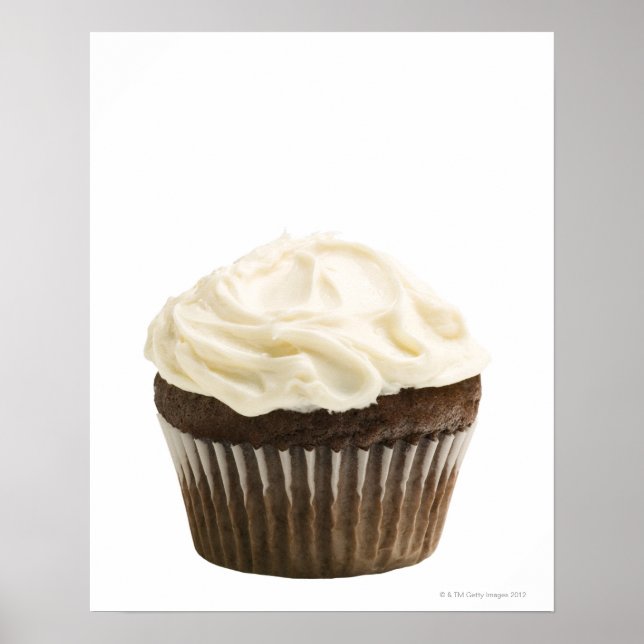 Póster Pastel con hielo de chocolate, toma de estudio 2 (Frente)