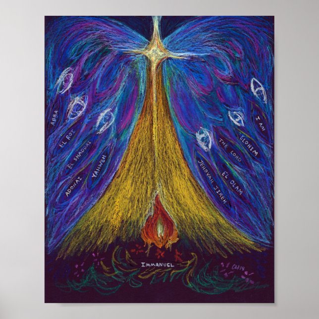 Póster Pastel de aceite de Immanuel por Christina Wert, P (Frente)