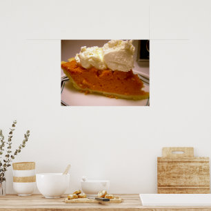 Póster Pastel de batata con brandy