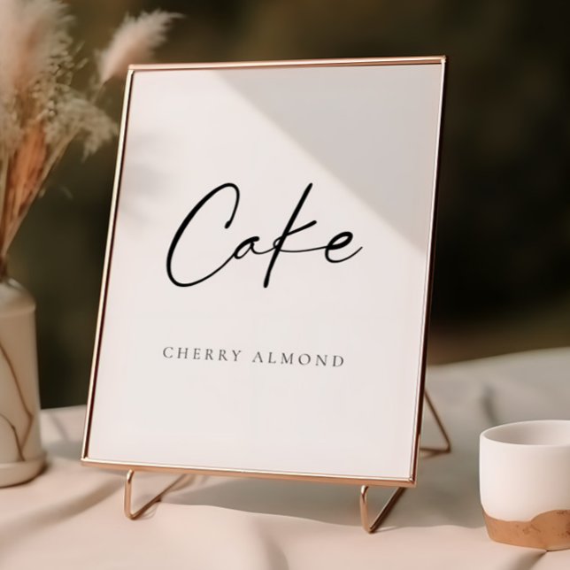 Póster Pastel de Boda de guión moderno (Subido por el creador)