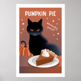Póster Pastel de Calabaza