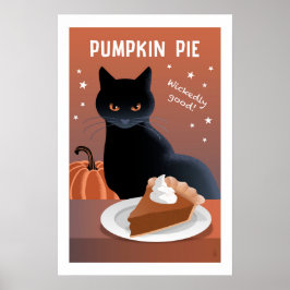 Póster Pastel de Calabaza
