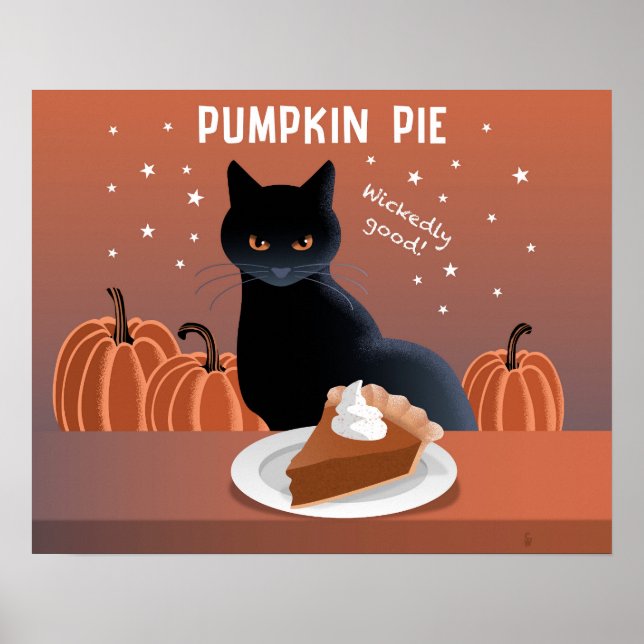 Póster Pastel de Calabaza (Frente)