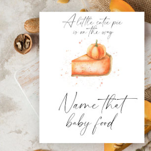 Póster Pastel de calabaza - nombre a ese alimento para be