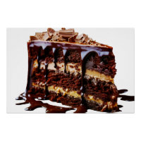 Pastel de chocolate de varias capas indulgente de
