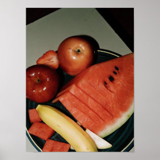 Póster Pastel de fruta