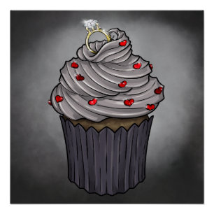 Póster Pastel de propuesta dulce