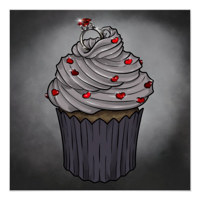 Póster Pastel de propuesta dulce (Anverso)