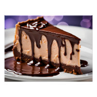 Pastel de queso de chocolate