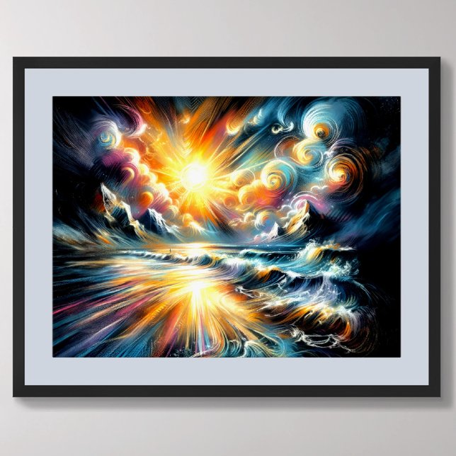Póster Pastel Dibujando Cosmos Misteriosos (Subido por el creador)