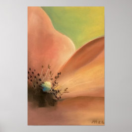 Póster Pastel Flower Art Print | Soft Floral Wall Decor