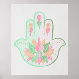 Póster Pastel Hamsa Poster