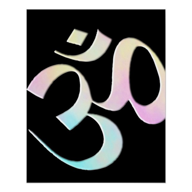 Póster Pastel Om  (Anverso)