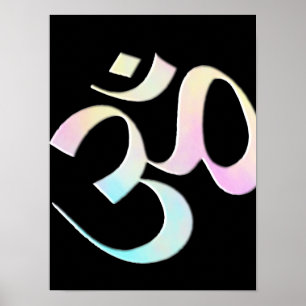 Póster Pastel Om