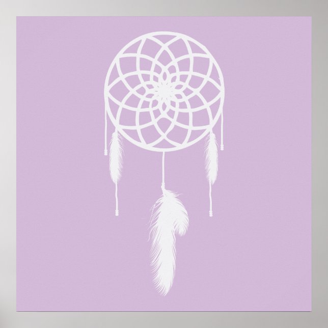 Póster Pastel Purple Dream Catcher (Frente)